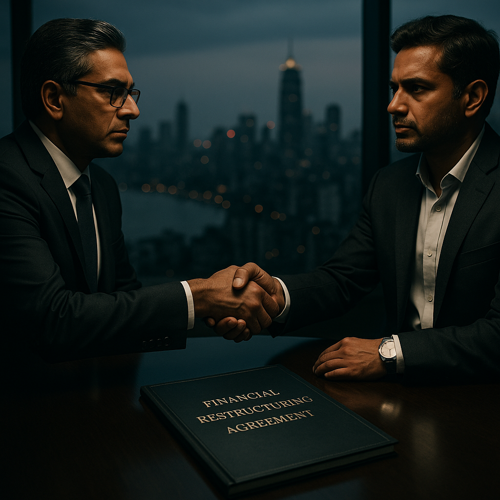 Illustration for distress case funding